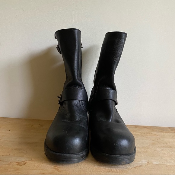 Leather Motorcycle Safety Boot - Picture 3 of 6